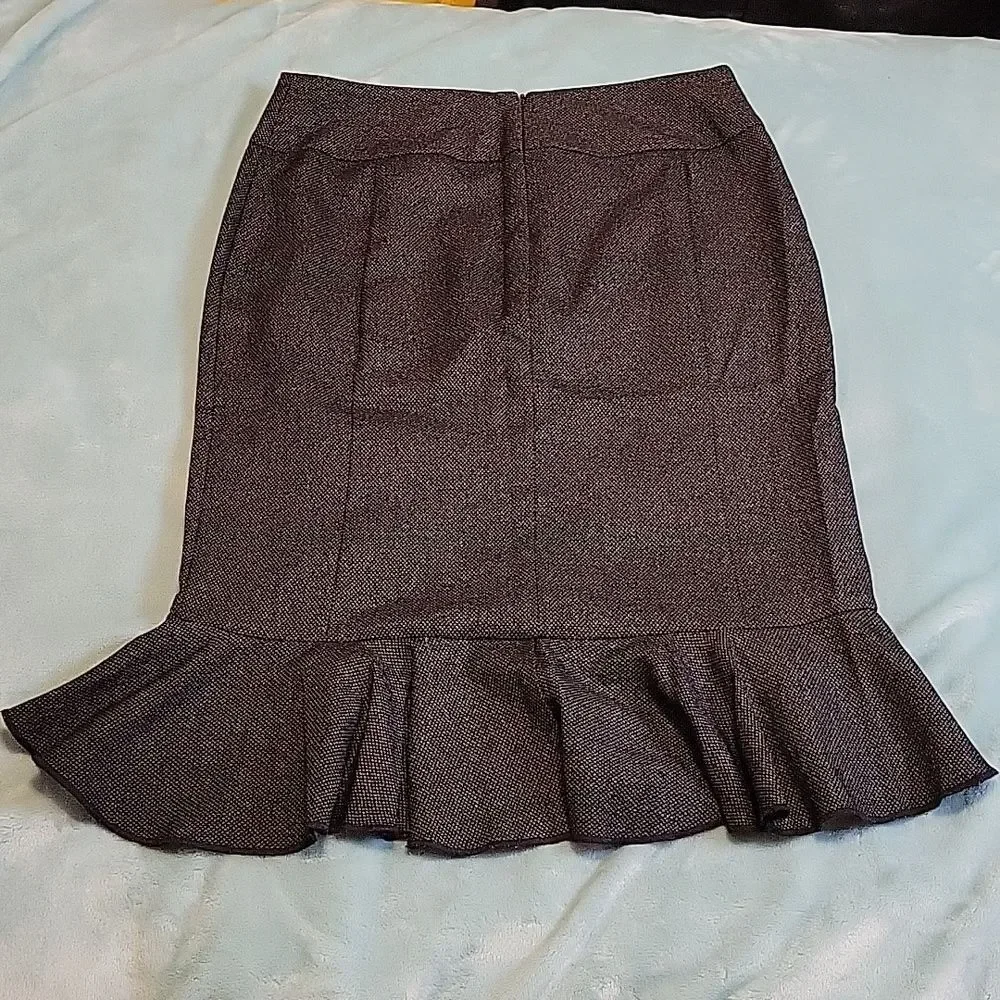 Express Design Studio skirt with asymmetrical ruffle at hem CLEARANCE
